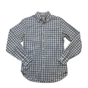 J.Crew Tailored Fit Shirt Men XS Extra Small Gingham Check Button Up *READ